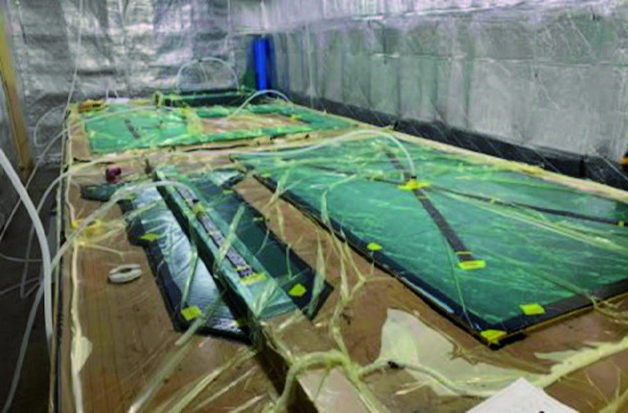 panels nested to minimise production waste